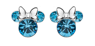 Disney - Třpytivé stříbrné náušnice pecky Minnie Mouse ES00028SMARL.CS