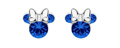 Disney - Třpytivé stříbrné náušnice pecky Minnie Mouse ES00028SSEPL.CS