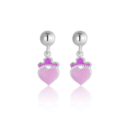 Disney - Visací stříbrné náušnice Šípková Růženka Mini ES00108SL.CS