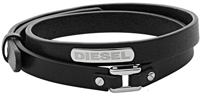 Diesel - Dvojitý kožený náramek DX0971040