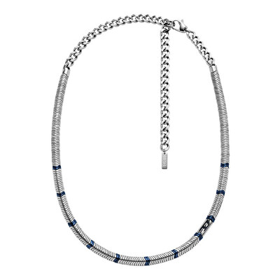 Diesel - Stylový korálkový náhrdelník z hematitu DX1576931