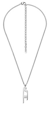 Diesel - Fashion ocelový náhrdelník D Logo DX1625040