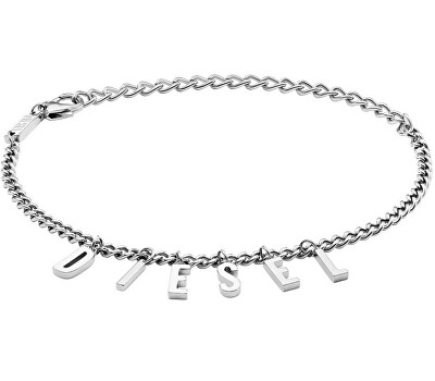 Diesel - Ocelový unisex náramek na ruku/nohu DX1493040