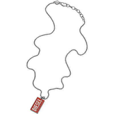 Diesel - Originální ocelový náhrdelník Dogtags DX1368040