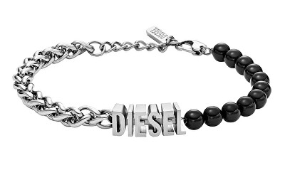 Diesel - Moderní ocelový náramek s achátem DX1541040