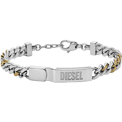 Diesel - Pánský ocelový bicolor náramek DX1457931