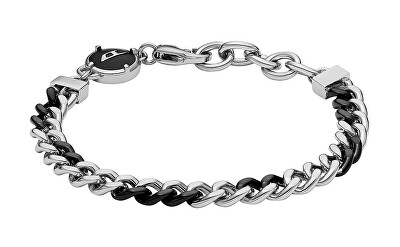 Diesel - Stylový ocelový bicolor náramek DX1498931