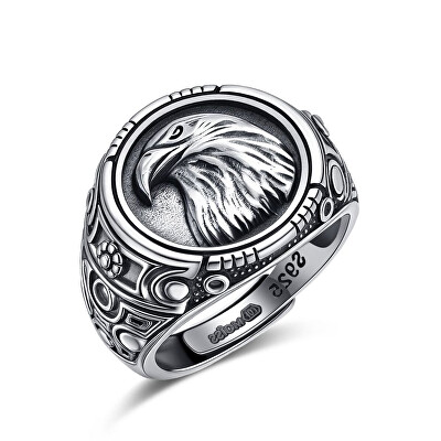 Diverse - Pánský stříbrný nastavitelný prsten Orel DI0R0001