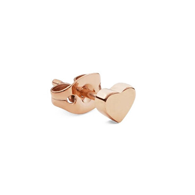Daniel Wellington - Bronzová single náušnice Srdíčko DW00400857