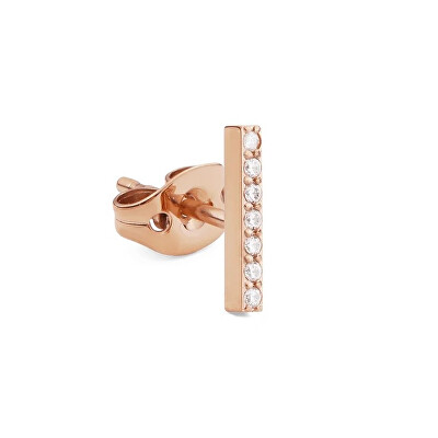 Daniel Wellington - Bronzová single náušnice Tyčinka s krystaly DW00400860