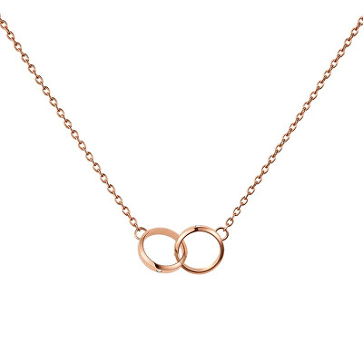 Daniel Wellington - Krásný bronzový náhrdelník s krystaly Classic Lumine DW00400352
