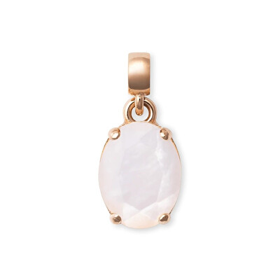 Daniel Wellington - Krásný bronzový přívěsek s perletí Mother of Pearl DW00401460