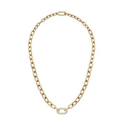 Daniel Wellington - Luxusní pozlacený náhrdelník s krystaly Crystal Link DW00400589