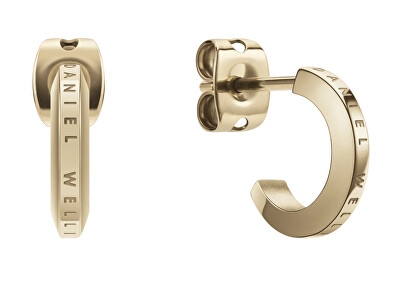 Daniel Wellington - Nadčasové pozlacené kruhy Elan DW00400514
