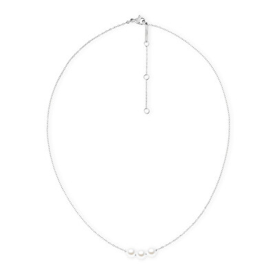 Daniel Wellington - Ocelový náhrdelník se Swarovski perlami Pearl Trio DW00402109