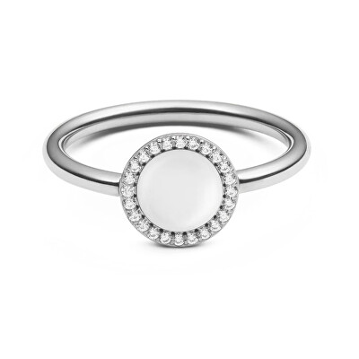 Daniel Wellington - Originální prsten s perletí a krystaly Audrey DW0040127