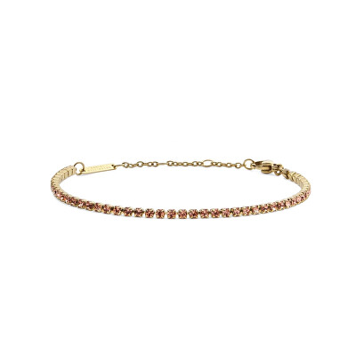 Daniel Wellington - Oslnivý pozlacený náramek s krystaly Classic Tennis DW00401110
