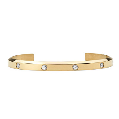 Daniel Wellington - Otevřený pevný pozlacený náramek Classic Lumine DW004017