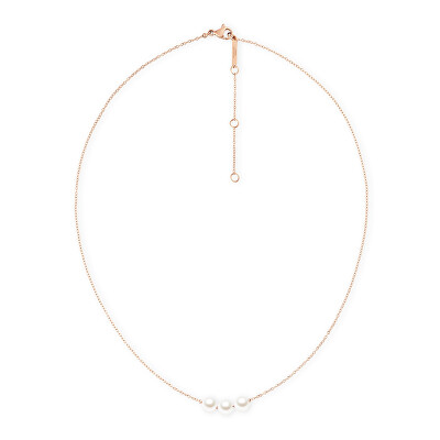 Daniel Wellington - Pozlátený náhrdelník so Swarovski perlami Pearl Trio DW00402111