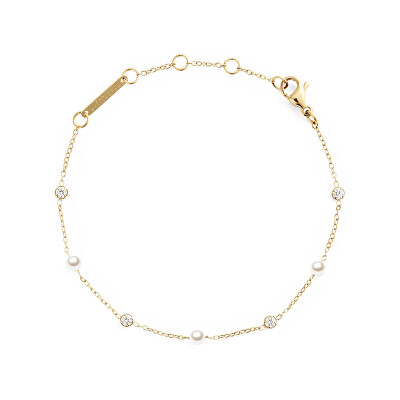 Daniel Wellington - Pozlacený náramek se Swarovski perlami Pearl DW00401952