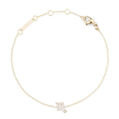 Daniel Wellington - Pozlacený řetízkový náramek znamení Štír Crystal Zodiac DW00400914