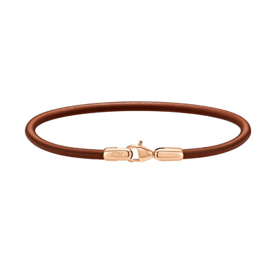 Daniel Wellington - Slušivý hnědý kožený náramek St Mawes Perfect Pair DW9980051