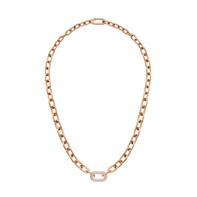 Daniel Wellington - Luxusní bronzový náhrdelník s krystaly Crystal Link DW00400571
