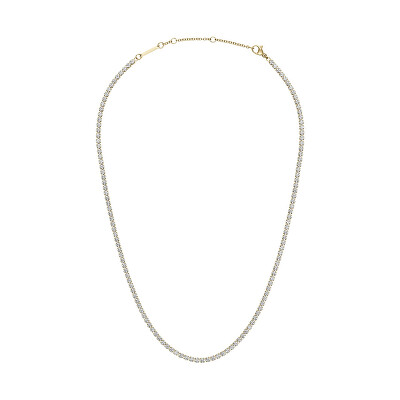 Daniel Wellington - Třpytivý pozlacený náhrdelník s krystaly Classic Tennis DW00400391