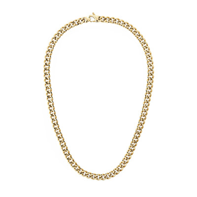 Daniel Wellington - Výrazný pozlacený náhrdelník pro muže Ellipse Cuban Chain DW00401668