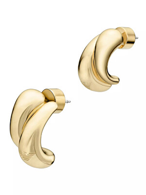 Emporio Armani - Designové pozlacené náušnice EGS3339710
