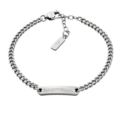 Emporio Armani - Elegantní pánský náramek z oceli EGS3189040