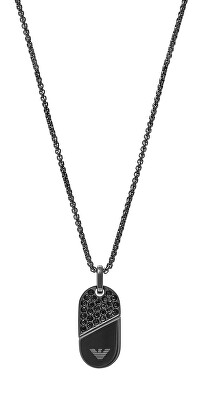 Emporio Armani - Jedinečný pánský náhrdelník s krystaly Couples EGS3138001