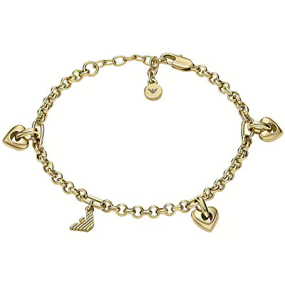 Emporio Armani - Brățară frumoasă placată cu aur cu pandantive EGS3268710