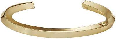 Emporio Armani - Luxusní pevný pozlacený náramek EGS3102710