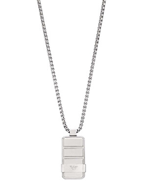Emporio Armani - Moderní ocelový náhrdelník pro muže EGS3078040