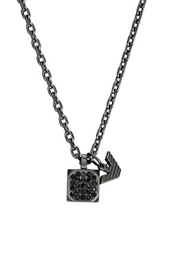 Emporio Armani - Moderní pánský náhrdelník s krystaly Couples EGS3083060
