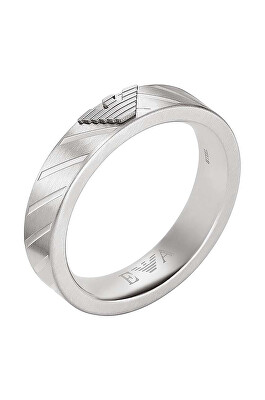 Emporio Armani - Módní ocelový prsten pro muže EGS2924040