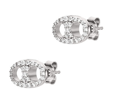 Emporio Armani - Stříbrné náušnice s kubickými zirkony EG3632040