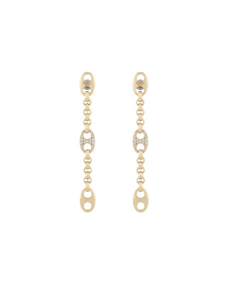 Emporio Armani - Okouzlující visací náušnice EGS3272710