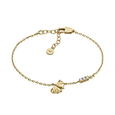 Emporio Armani - Něžný pozlacený náramek se zirkony EGS3263710