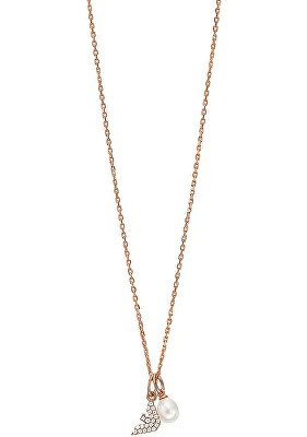 Emporio Armani - Stylový bronzový náhrdelník se zirkony EG3573221