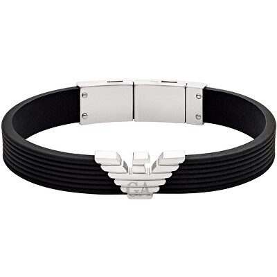 Emporio Armani - Stylový pánský náramek Eagle Logo EGS3168040