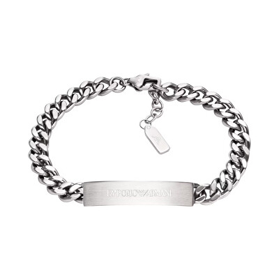 Emporio Armani - Brățară stilată din oțel pentru bărbați EGS3304040