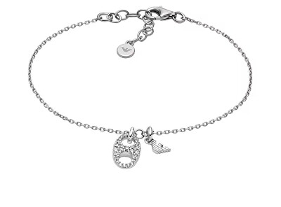 Emporio Armani - Dámský stříbrný náramek s kubickými zirkony EG3631040
