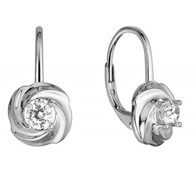 Evolution Group - Pavona - Módní stříbrné náušnice se zirkonem 11507.1 crystal