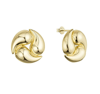 Evolution Group - Pavona - Pozlacené originální náušnice ze stříbra 61126