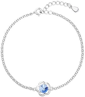 Evolution Group - Pavona - Stříbrný náramek s krystalem Swarovski 33117.3 Lt. Sapphire