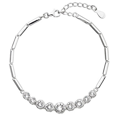 Evolution Group - Pavona - Stříbrný náramek s krystaly Swarovski 33111.1