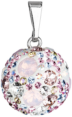 Evolution Group - Pavona - Stříbrný přívěsek s krystaly Swarovski 34081.3 Magic rose