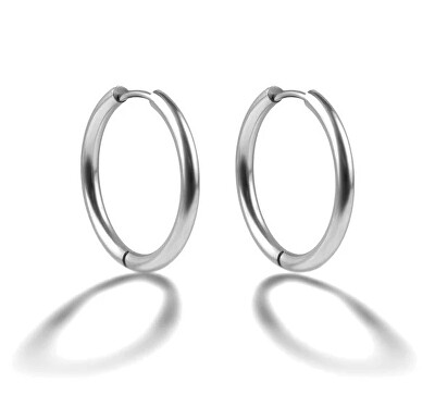 Emily Westwood - Elegantní kruhy z oceli EWE25039S